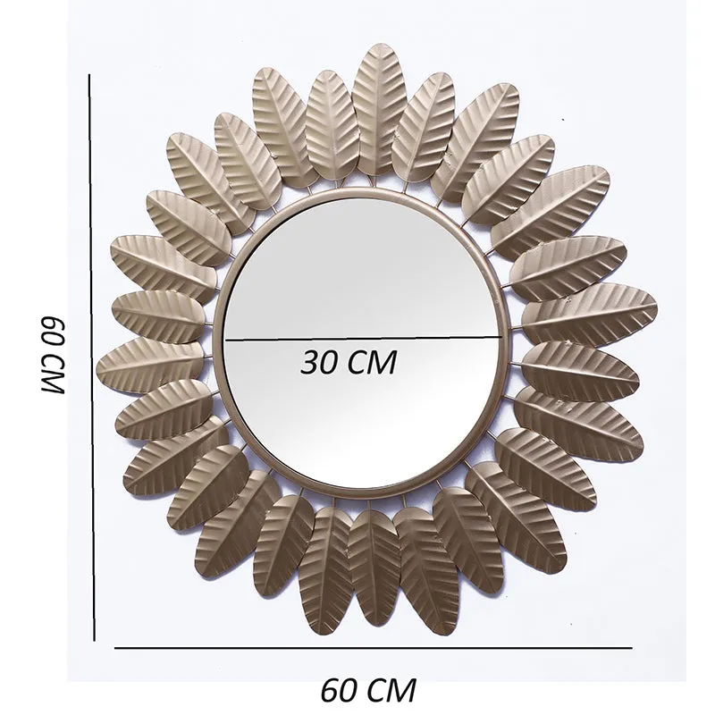 Eleya Bloom Wall Mirror - Gold media 6