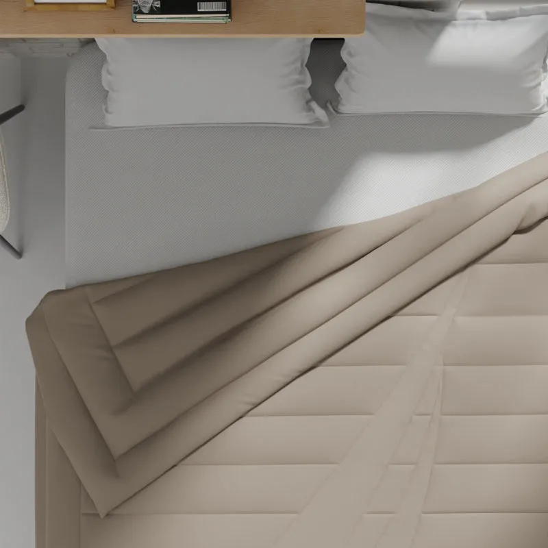 Nautica Ciel Luxe Comforter (Light Brown) - 110 GSM media 4