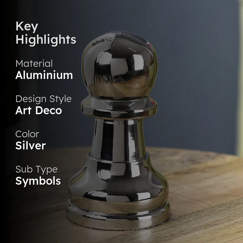 Pawn Metal Showpiece - Silver media 2