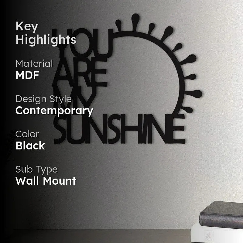 You Are My Sunshine MDF Wall Accent media 2