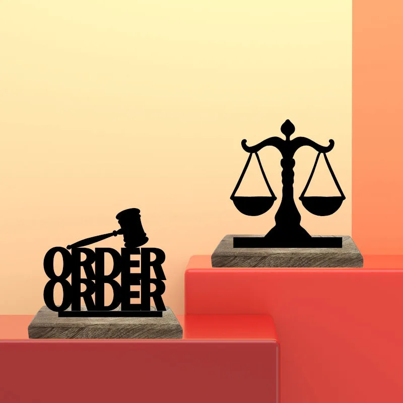 Law and Order Showpiece - Set Of Two media 3