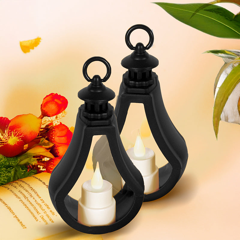 Lantraa LED Battery Candle (Black) - Set Of Two media 3