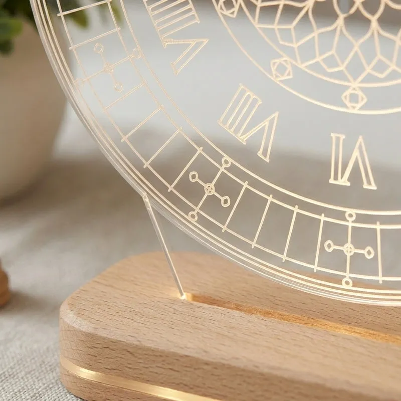 Timelessness Acrylic Table Lamp - Transparent media 4