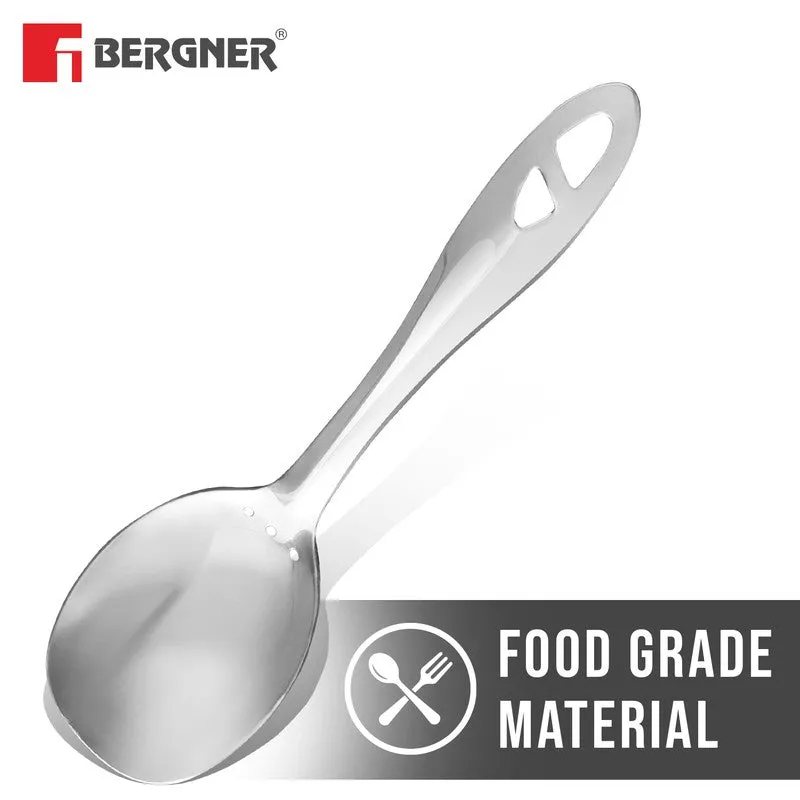 Solid Stainless Steel Serving Spoon - 26 CM media 5