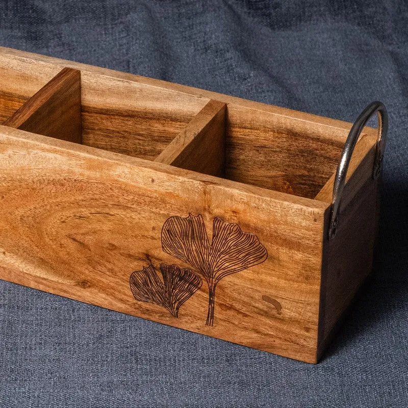 Impressa Printed Wooden Cutlery Stand media 6