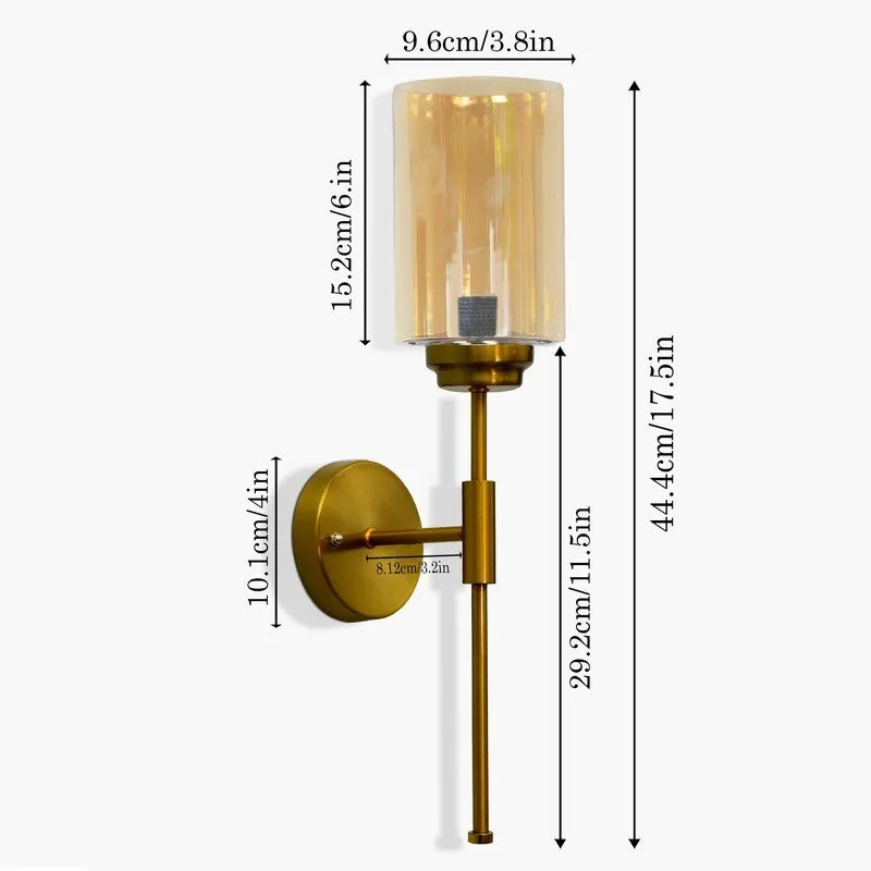 RadianceFlex Multi-Style Glass & Metal Wall Lamp media 7