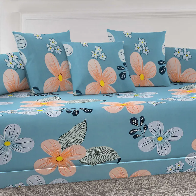 Vienna Blooms Diwan Set - Six Piece Set media 3
