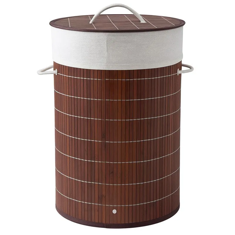 Rioware Modern Bamboo Ribbed Laundry - Brown media 3