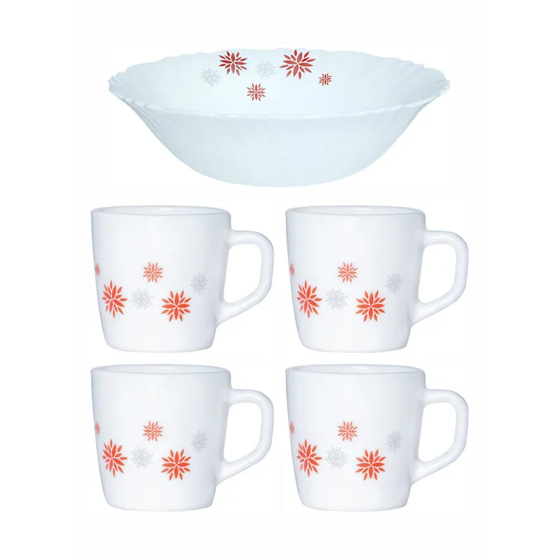 Cello Carsa Floral Tea & Snack Set - Five Piece Set media 4