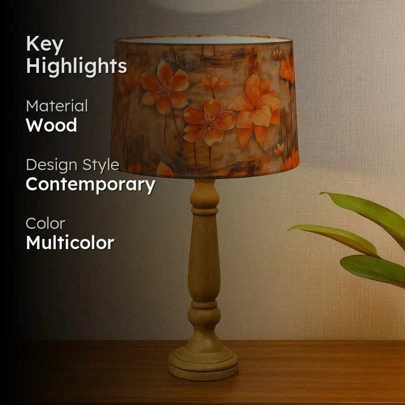 OptiLight Adjus Wooden Table Lamp - Multicolor media 2