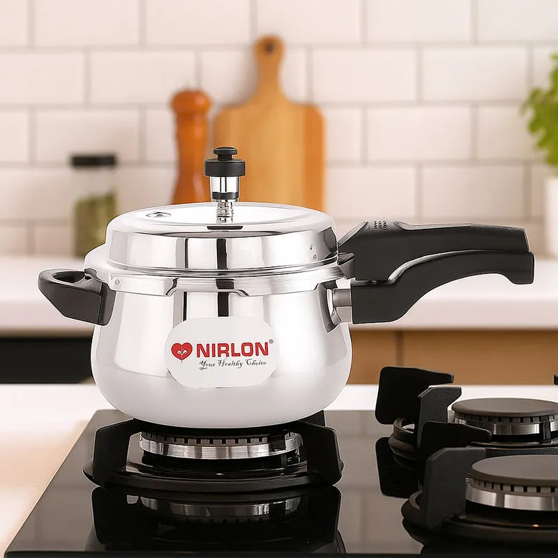 Nirlon Steel Pressure Cooker Outer Lid - 5000 ML/ 9 Inches media 1