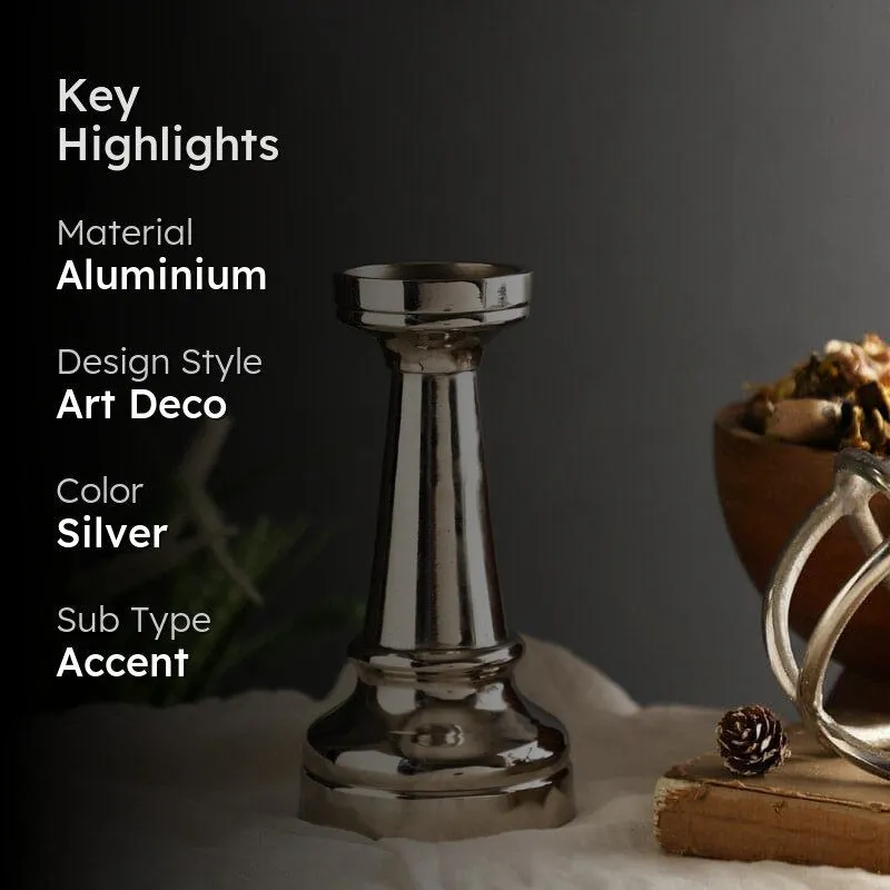 The Rook Aluminium Showpiece - Silver media 2
