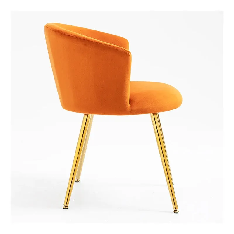 Virelle Metal Accent Chair - Orange media 5