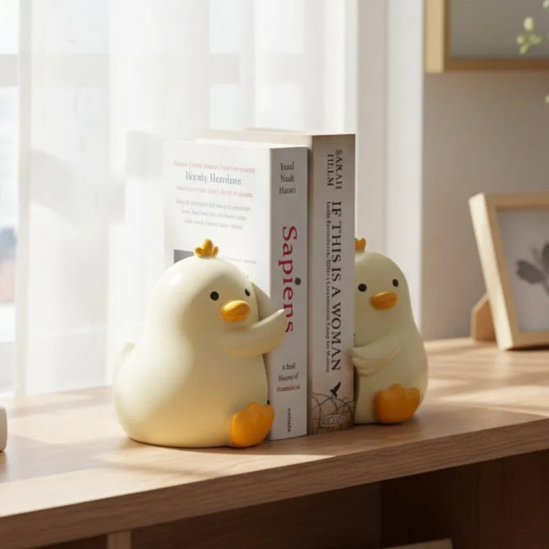 Snuggle Ducks Decor Showpiece - Yellow media 1