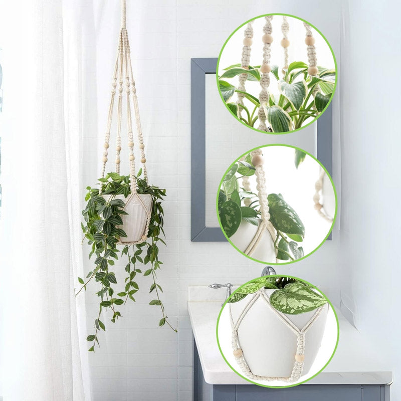 Grelita Macrame Planter - Set Of Two media 7