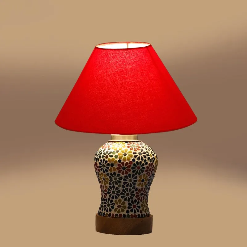 Seralya Wooden Table Lamp - Multicolor media 7