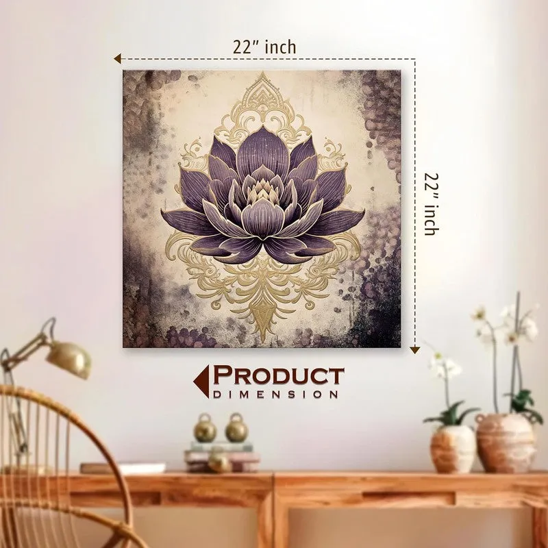 Pastel Lotus Wall Art Without Frame media 7