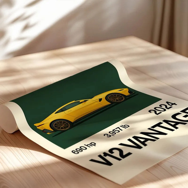 Aston Martin V12 Wall Poster media 5