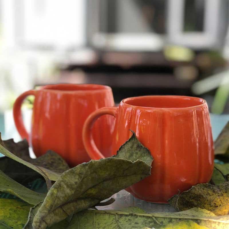 Rustic Stoneware Coffee Mug (440 mL Each) - Set of Two media 4