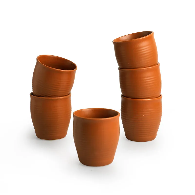 Mitti Microwave Safe Ceramic Kulhad (160 ML) - Set Of Six media 3