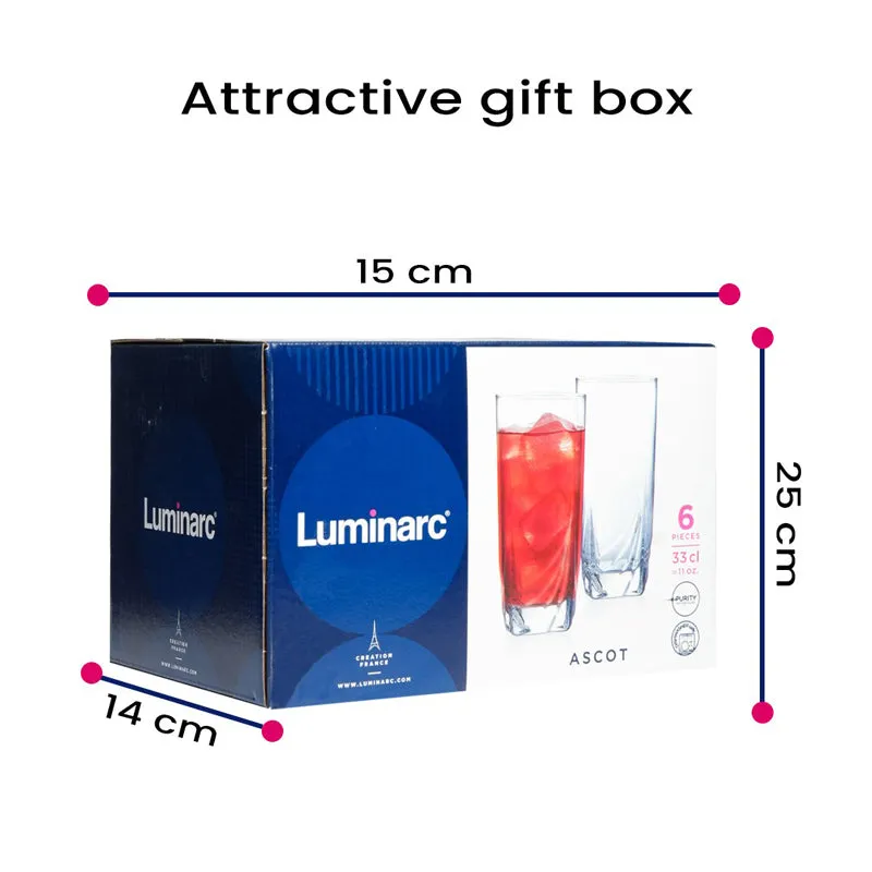 Luminarc Ascot Glass (330 mL) - Set Of Six media 7