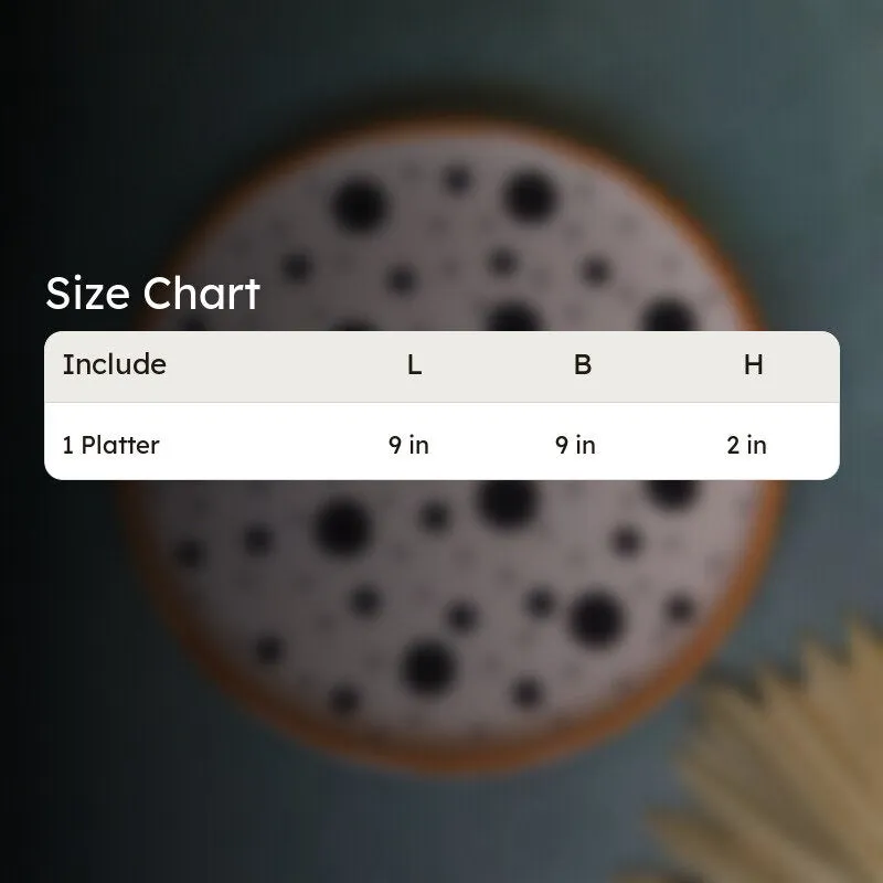 Polka Play Ceramic Platter media 5