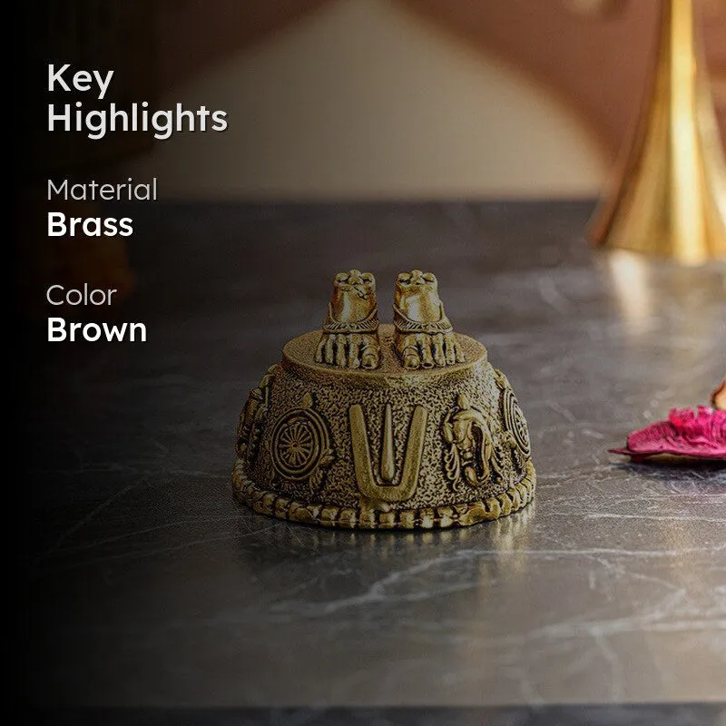 Lord Balaji Divya Brass Paduka media 2