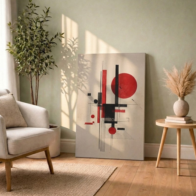 Modern Axis Composition Canvas Wall Art