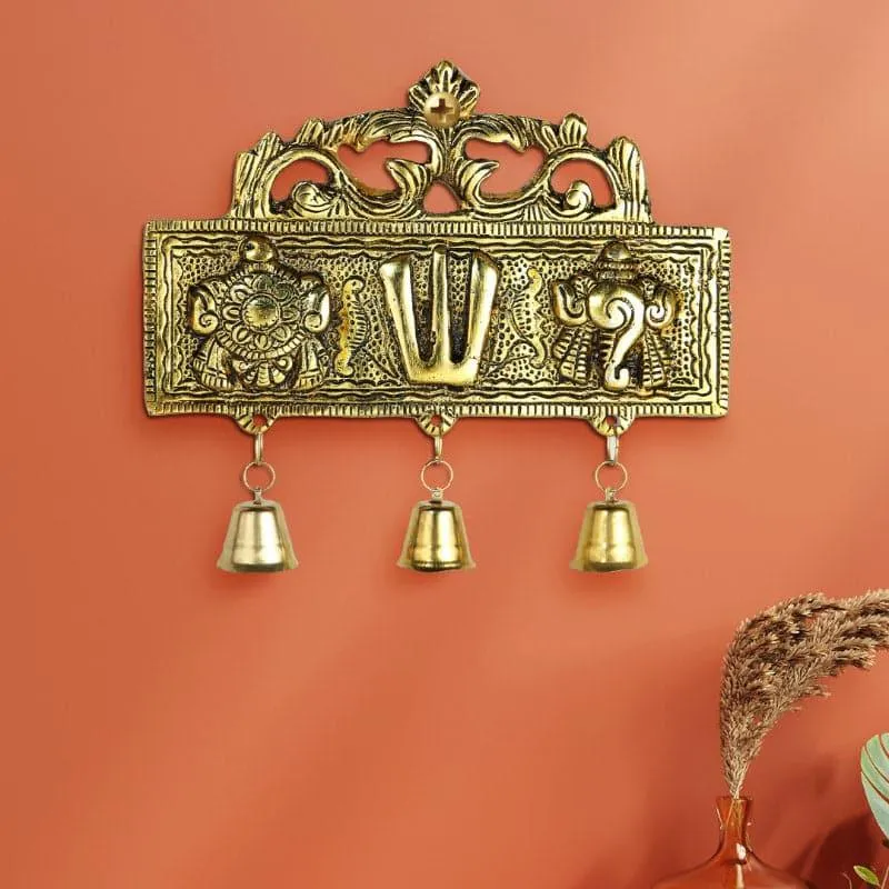 Tirupati Shankh Chakra Metal Wall Accent media 1