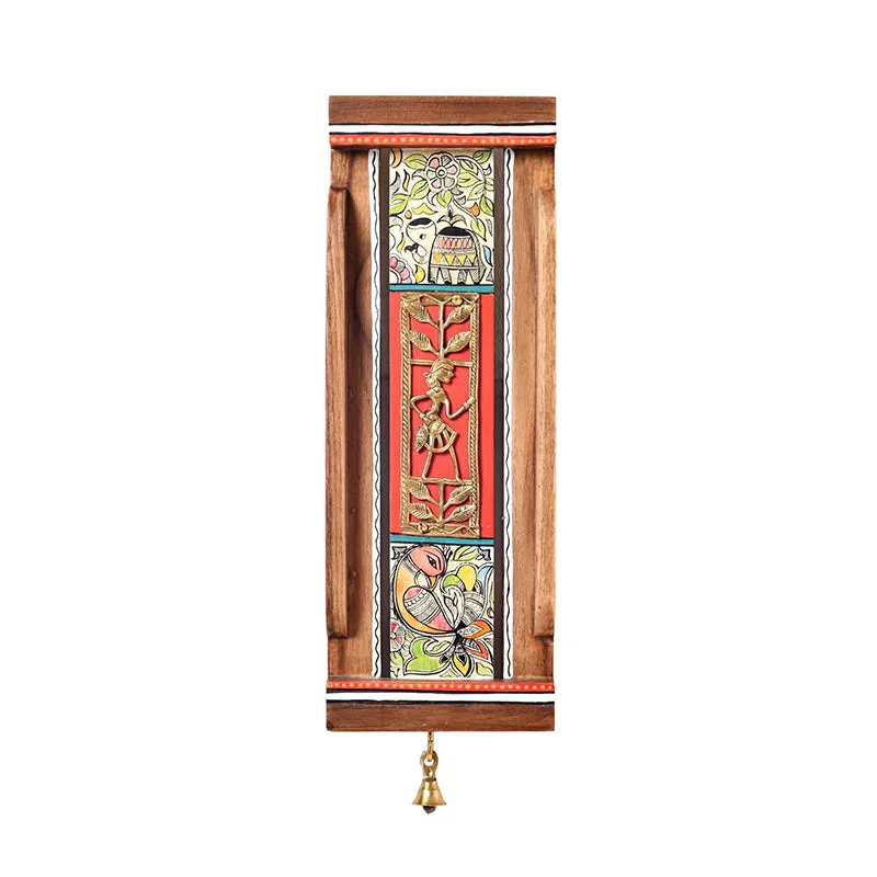 Mati Kala Wooden Wall Accent - Red media 3