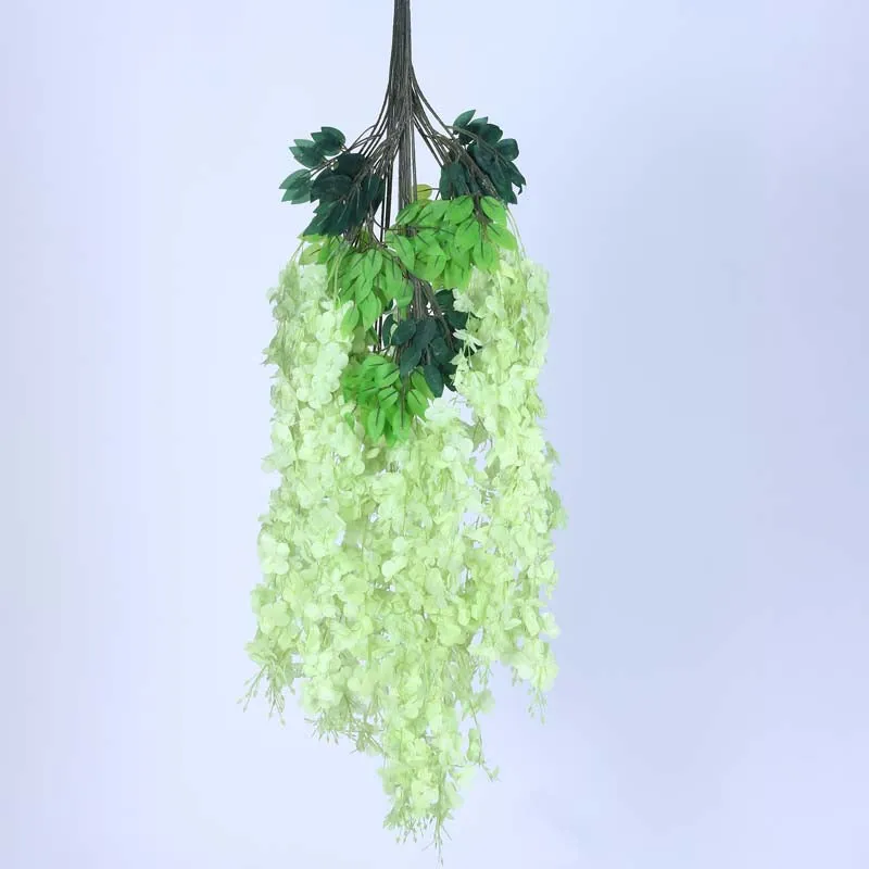Faux Lush Wisteria Plant - Green - 3.3 Feet media 1