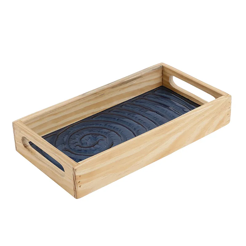 Nyra Serving Tray - Blue media 3