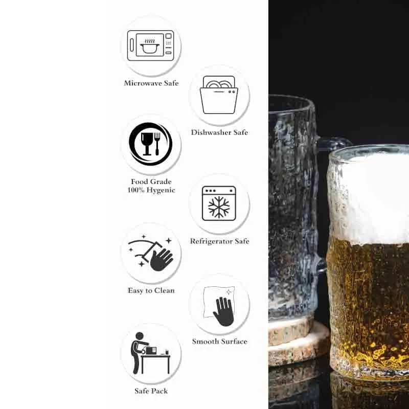 Mega Miyo Beer Mug (490 ml) - Set of Two media 6