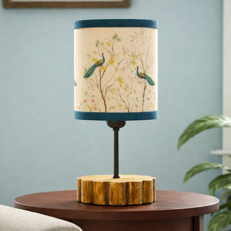 Langford Craft Cotton Table Lamp - White media 3