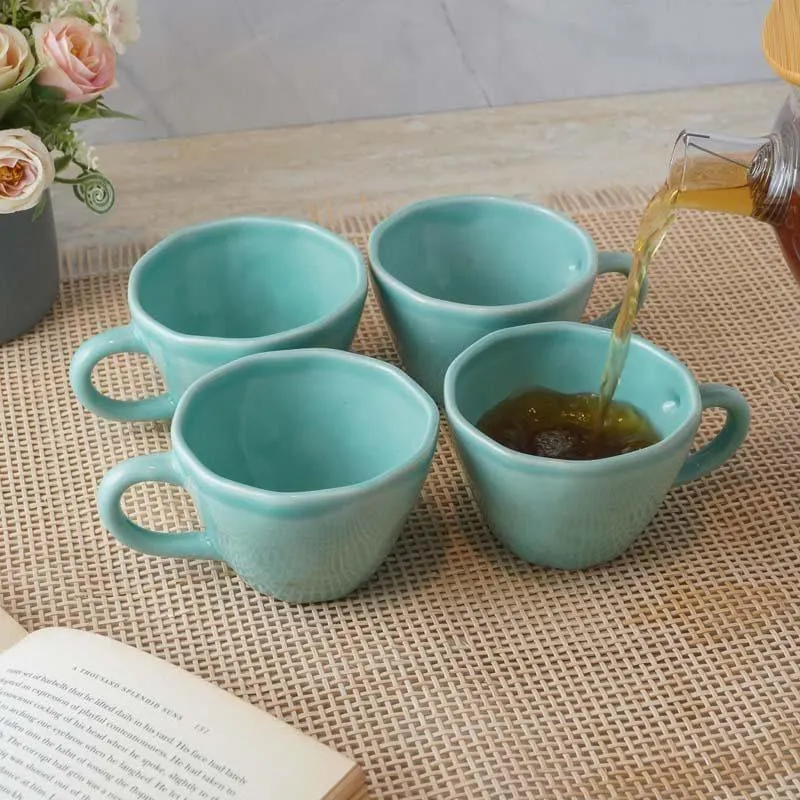 Addie Ceramic Coffee Mug (250 mL Each) - Set of Four media 3