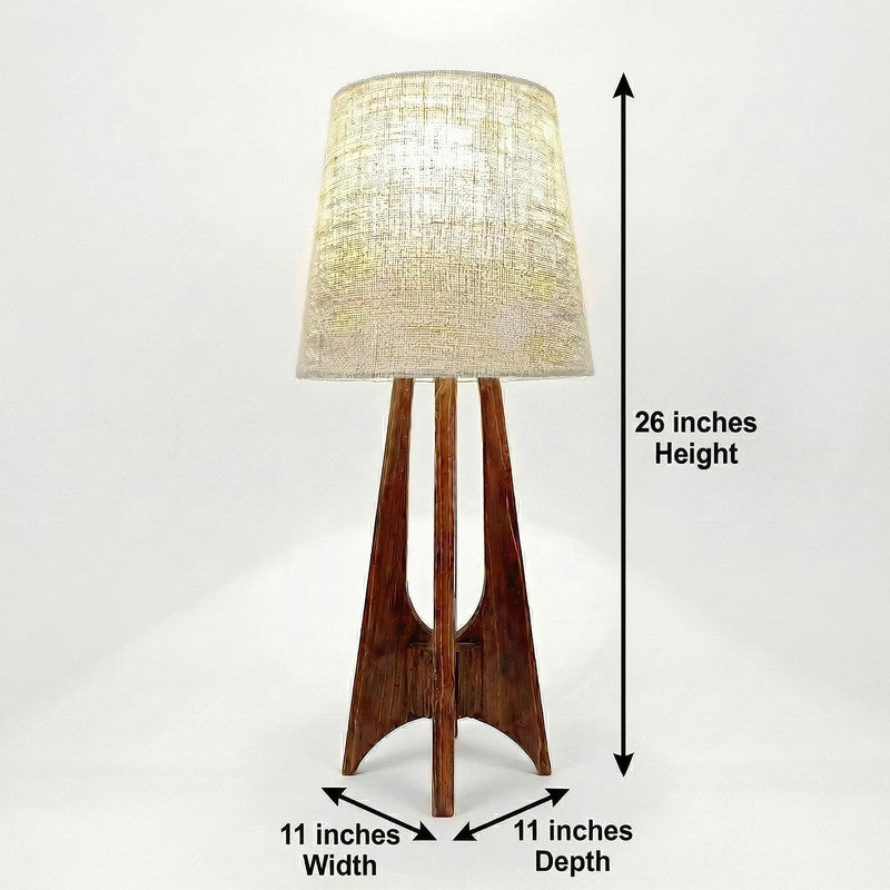 Lyonesse Jute Table Lamp - Brown,Beige media 8