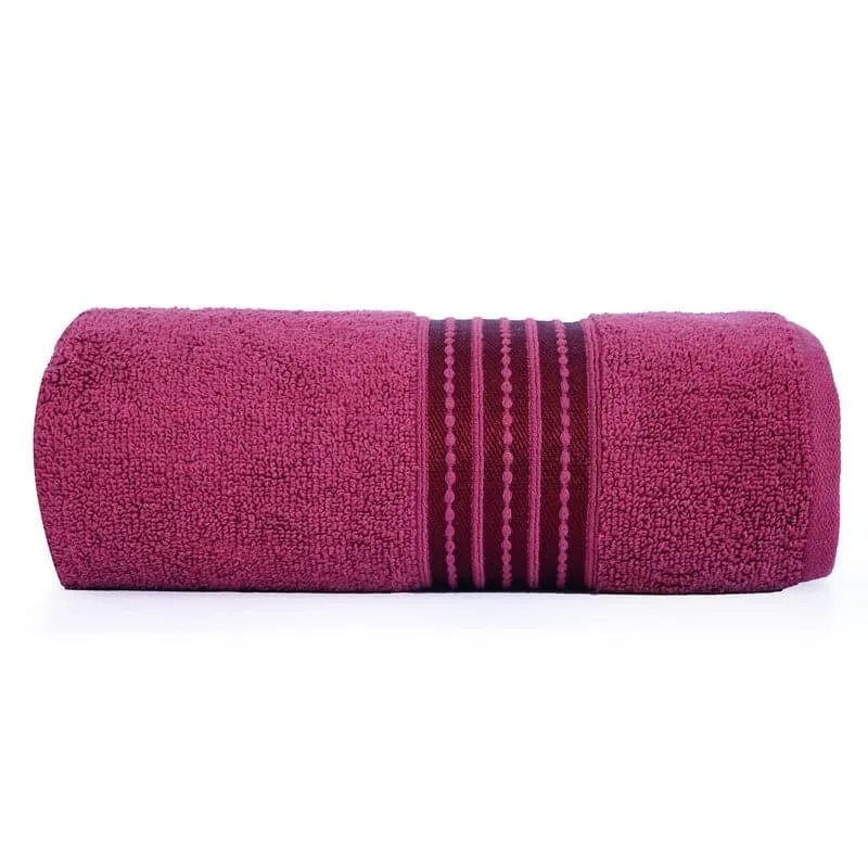 Micro Cotton LuxeDry Soothe Bath Towel - Maroon media 5