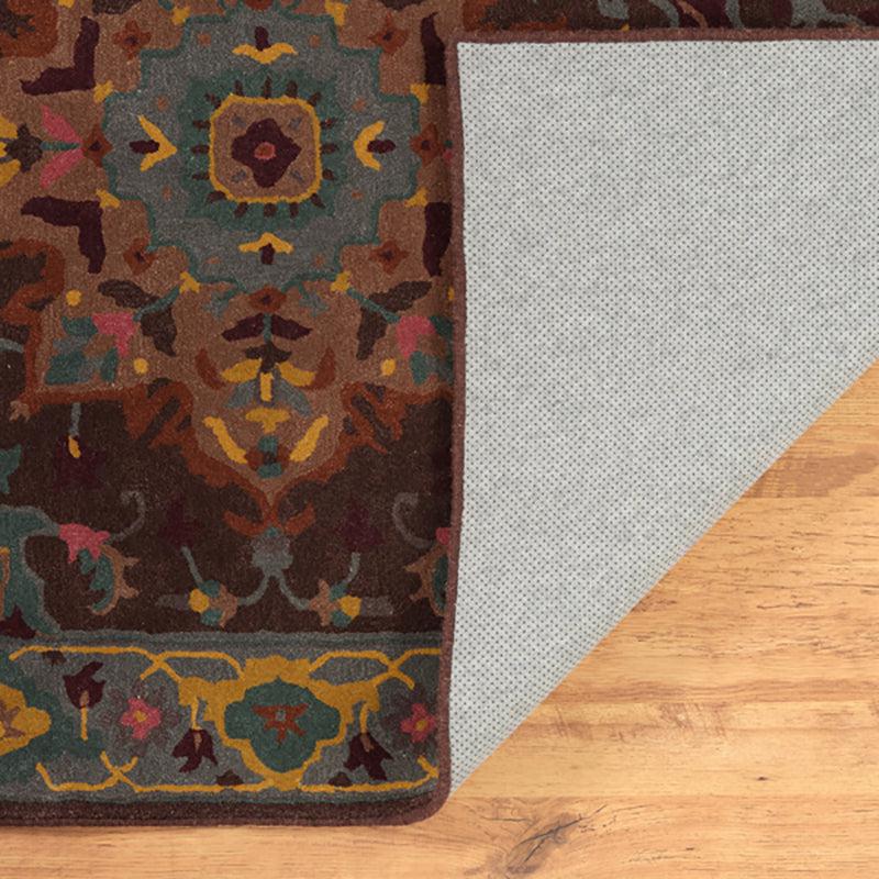 Nephthys Ethnic Wool & Nylon Carpet - Green & Red media 8