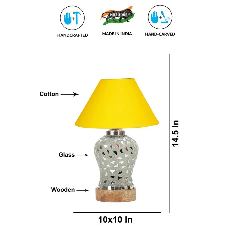 Haloire Wooden Table Lamp - Multicolor media 8