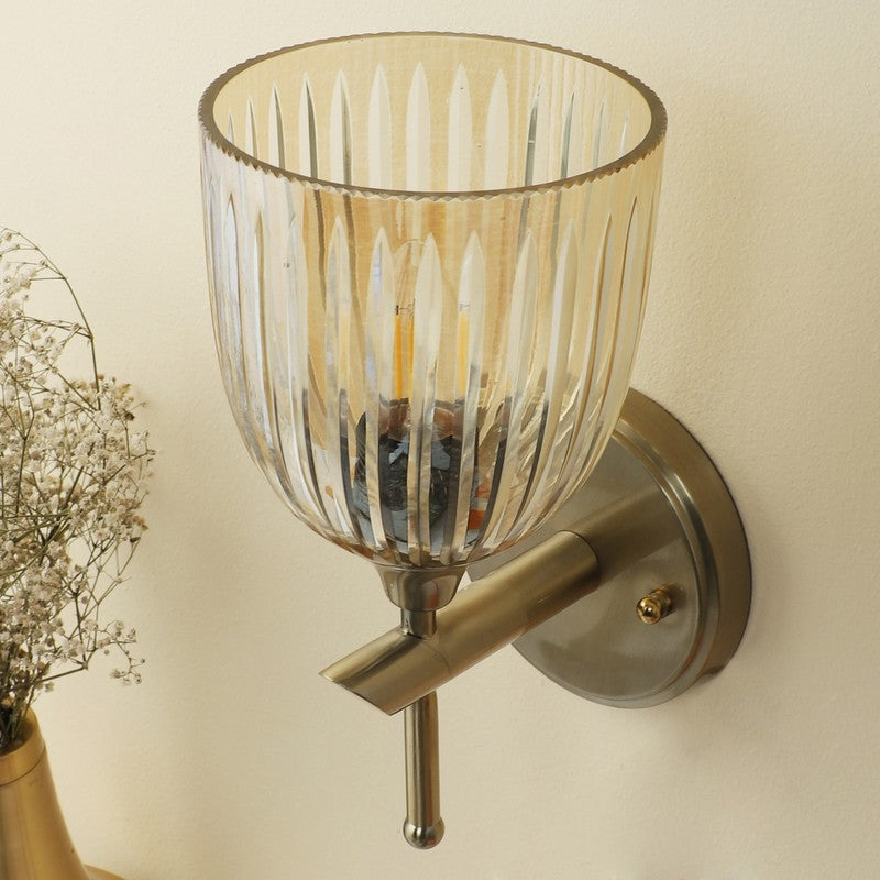 Mirelia Elegant Glass Wall Lamp media 4