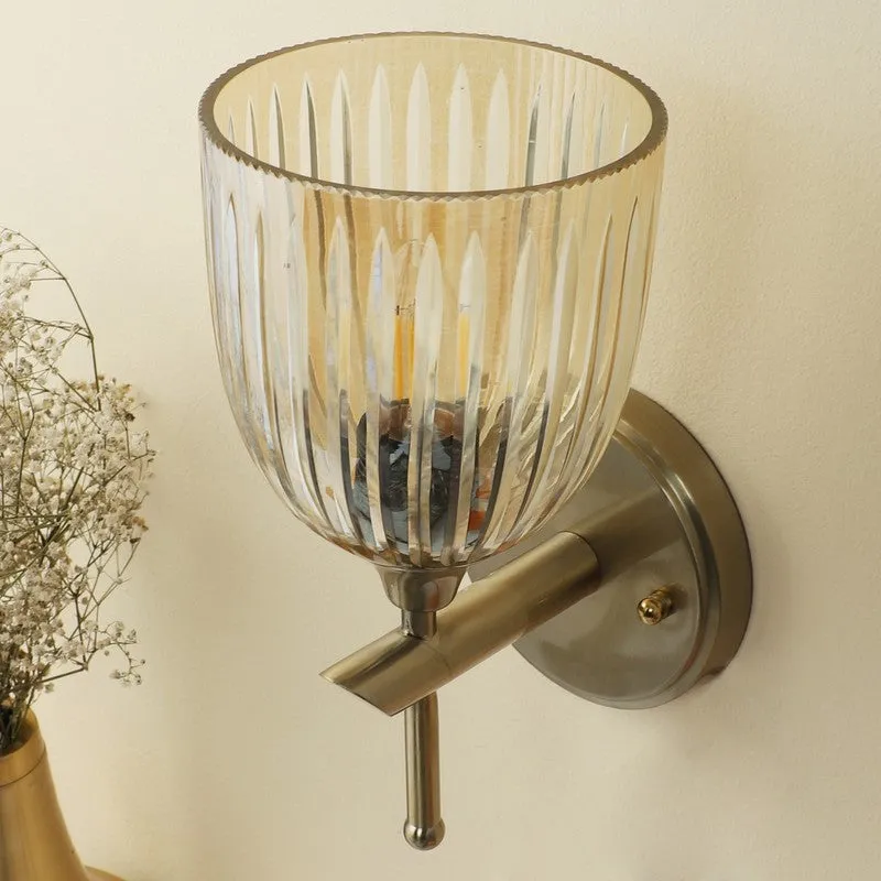 Mirelia Elegant Glass Wall Lamp media 4