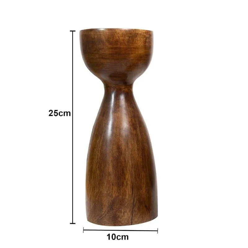 Aria Wooden Candle Stand - Large media 4