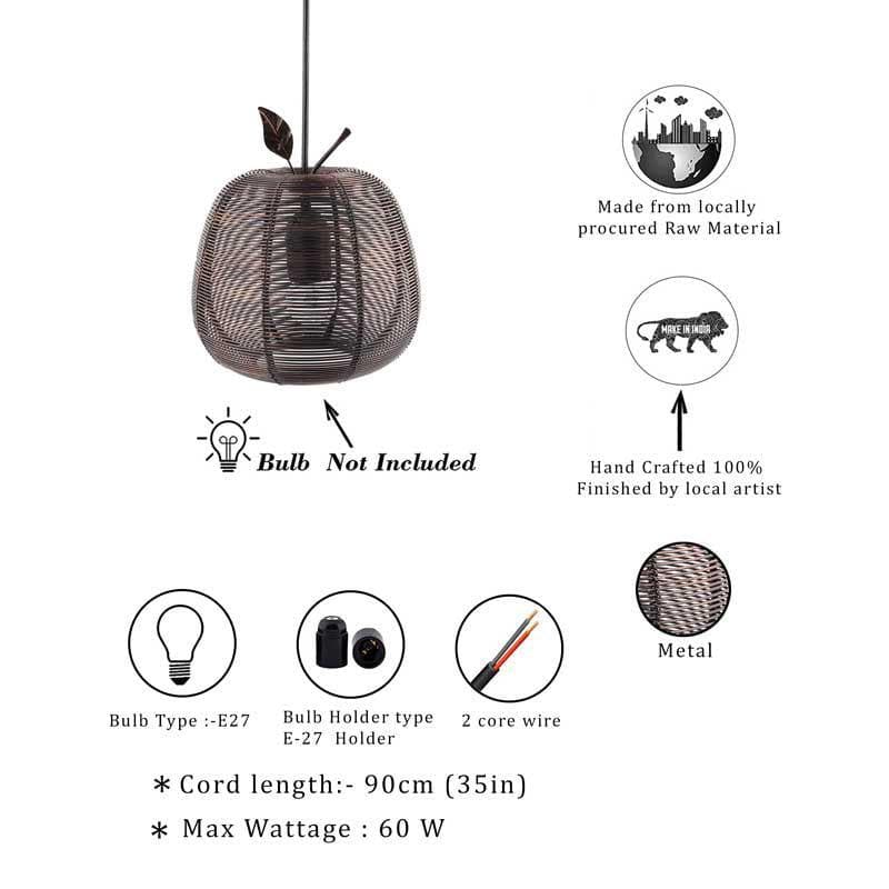 Apple Metal Ceiling Lamp media 6
