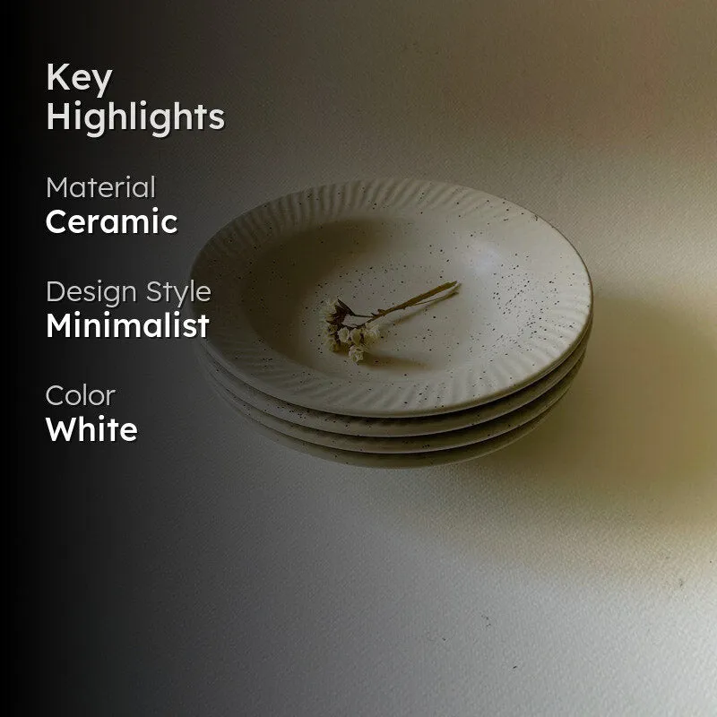 Raisel Pasta Plate (White) - Set Of Four media 2