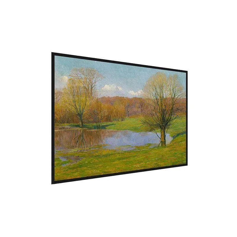 The Autumn Canvas Wall Painting - Black Frame media 3