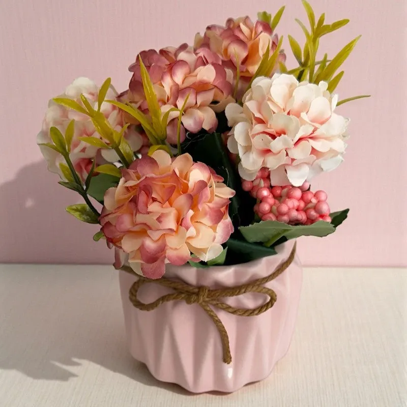 Faux Siya Artificial Flower With Pot media 1