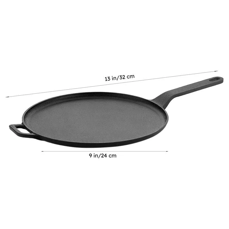 Firecraft Long Handle Cast Iron Dosa Tawa - 28 cm media 8