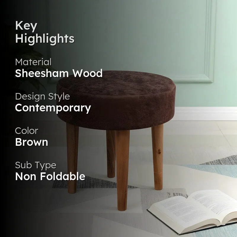 Ozeno Sheesham Wooden Bench - Brown media 2