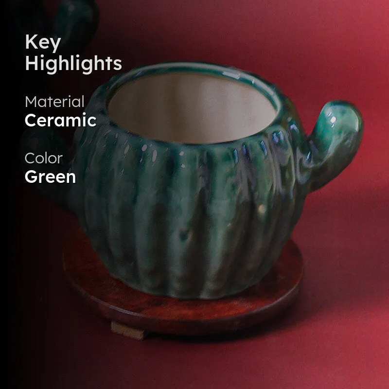 Cacti Fun Ceramic Planter media 2