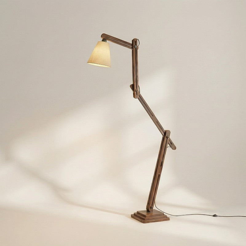 Kyros Jute and Wooden Floor Lamp media 8